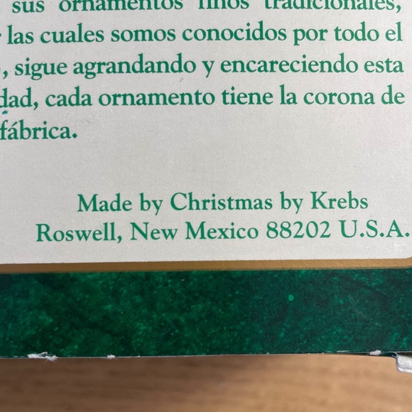 Christmas by Krebs Glass Ornaments Frosted with Ribbons Set of 6 Please Read - Picture 5 of 9